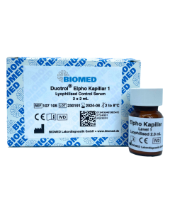 Duotrol Elpho Kapillar Level 1 Kontrollserum für Serumeiweiß-Elektrophorese