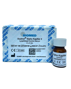 Duotrol Elpho Kapillar Level 2 Kontrollserum für Proteinfraktionen